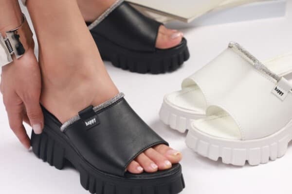 تصویر 2 از قیمت خرید دمپایی زنانه لژدار + فروش ویژه